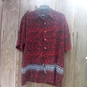 PURITAN Button Up Hawaiian Men Shirt
